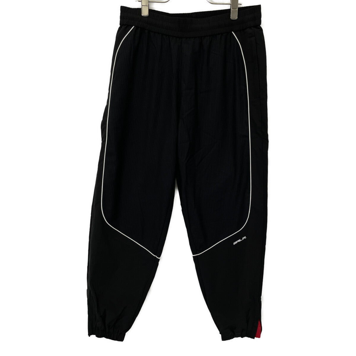 BALR. ボーラー 25AW B1412.1035 ﾌﾞﾗｯｸ ｽﾄﾗｲﾌﾟ GOTL RELAXED TRACK PANTS ボトムス M