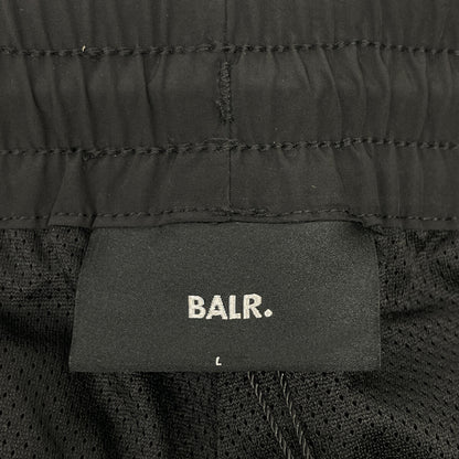 BALR. ボーラー 25AW B1412.1035 ﾌﾞﾗｯｸ ｽﾄﾗｲﾌﾟ GOTL RELAXED TRACK PANTS ボトムス L