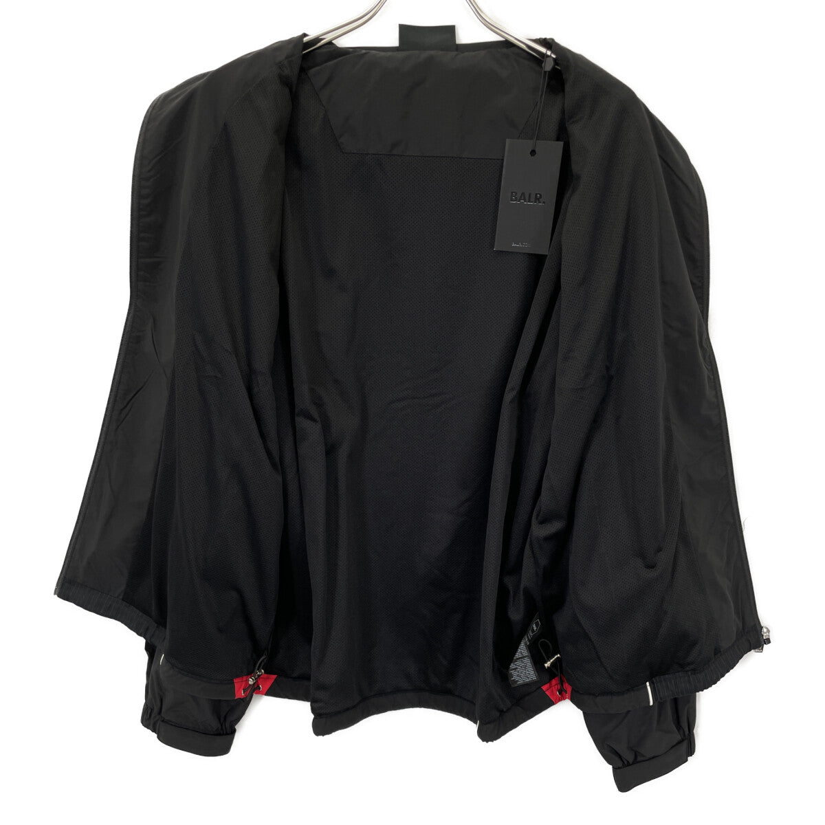 BALR. ボーラー 25AW B1387.1027 ﾌﾞﾗｯｸ ｽﾄﾗｲﾌﾟ GOTL RELAXED TRACK JACKET ジャケット M