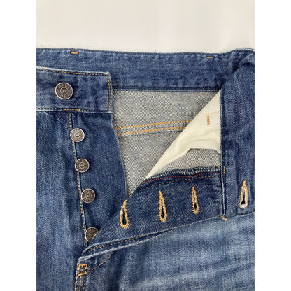 DIESEL ディーゼル A13317 D-SIRE-CARGO-D ﾌﾞﾙｰ ﾎﾞﾀﾝﾌﾗｲ ﾃﾞﾆﾑｶｰｺﾞﾊﾟﾝﾂ ボトムス Ｗ25