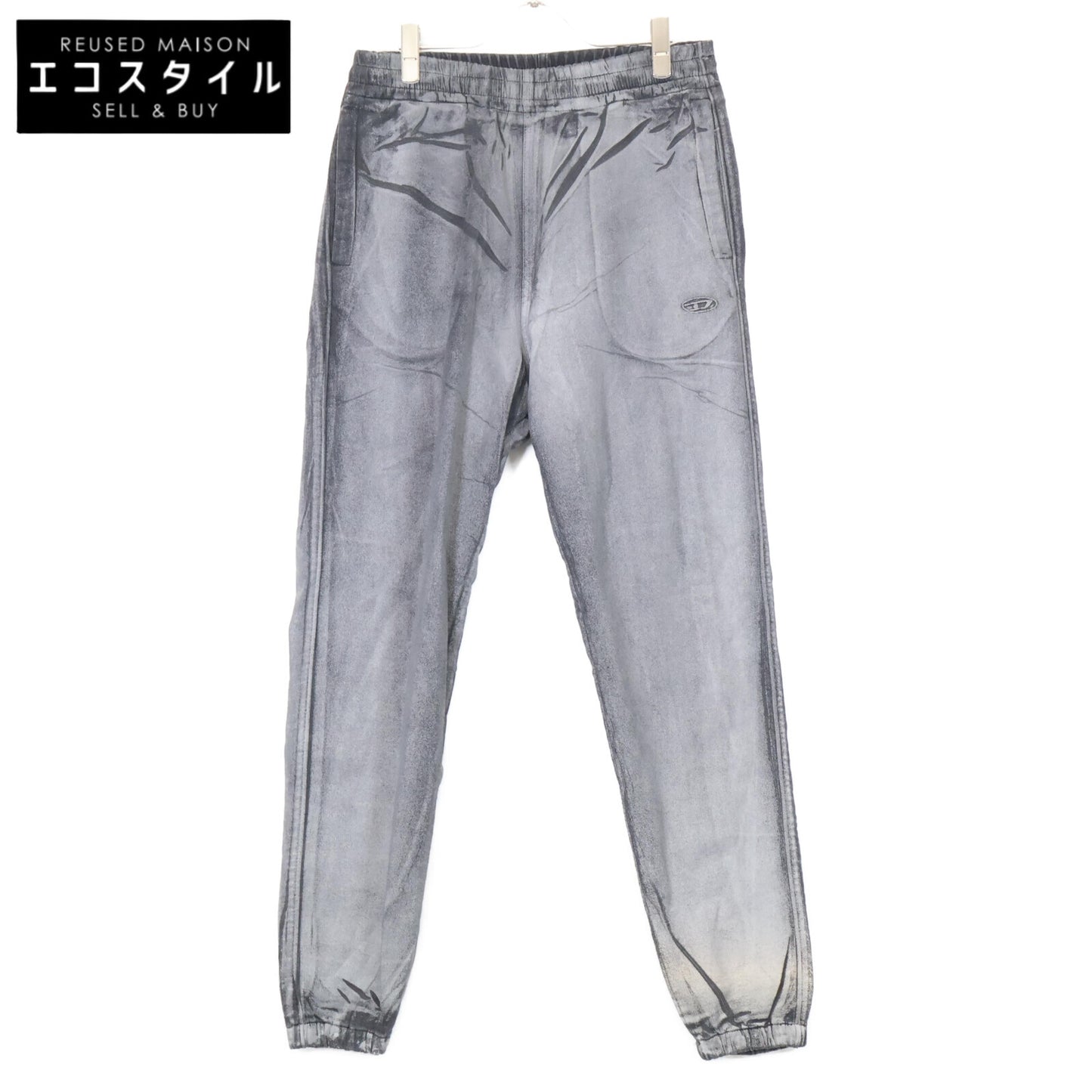 DIESEL ディーゼル A13166 D-LAB-S TRACK ｳｫｯｼｭｸﾞﾚｰ ｽﾓｰﾙﾛｺﾞ ｼﾞｮｸﾞﾃﾞﾆﾑﾊﾟﾝﾂ ボトムス Ｓ