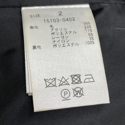 CLANE クラネ ﾌﾞﾗｯｸ mix tweed puffsleeve jacket/ﾐｯｸｽﾂｲｰﾄﾞﾊﾟﾌｽﾘｰﾌﾞｼﾞｬｹｯﾄ ジャケット 2