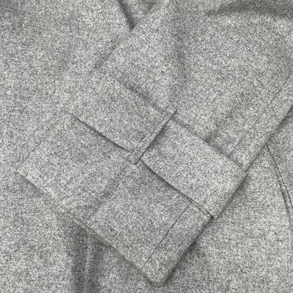 ATON エイトン ｸﾞﾚｰ ｳｰﾙ ｺｯﾄﾝﾗｲﾆﾝｸﾞ ｱｰﾑﾍﾞﾙﾄ ﾀﾞﾌﾞﾙﾌﾞﾚｽﾄ 比翼ﾛﾝｸﾞｺｰﾄ コート 2