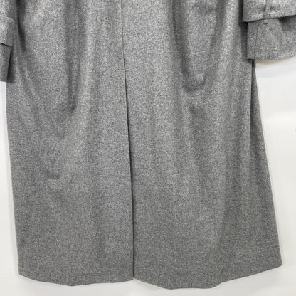 ATON エイトン ｸﾞﾚｰ ｳｰﾙ ｺｯﾄﾝﾗｲﾆﾝｸﾞ ｱｰﾑﾍﾞﾙﾄ ﾀﾞﾌﾞﾙﾌﾞﾚｽﾄ 比翼ﾛﾝｸﾞｺｰﾄ コート 2