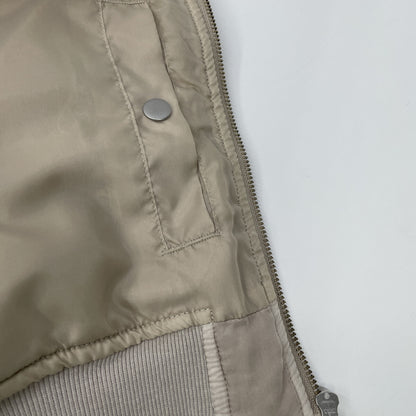 Whim Gazette ウィムガゼット 24年製 ﾍﾞｰｼﾞｭ ｶﾞｰﾒﾝﾄﾀﾞｲMA-1 ｼﾞｬｹｯﾄ ジャケット F