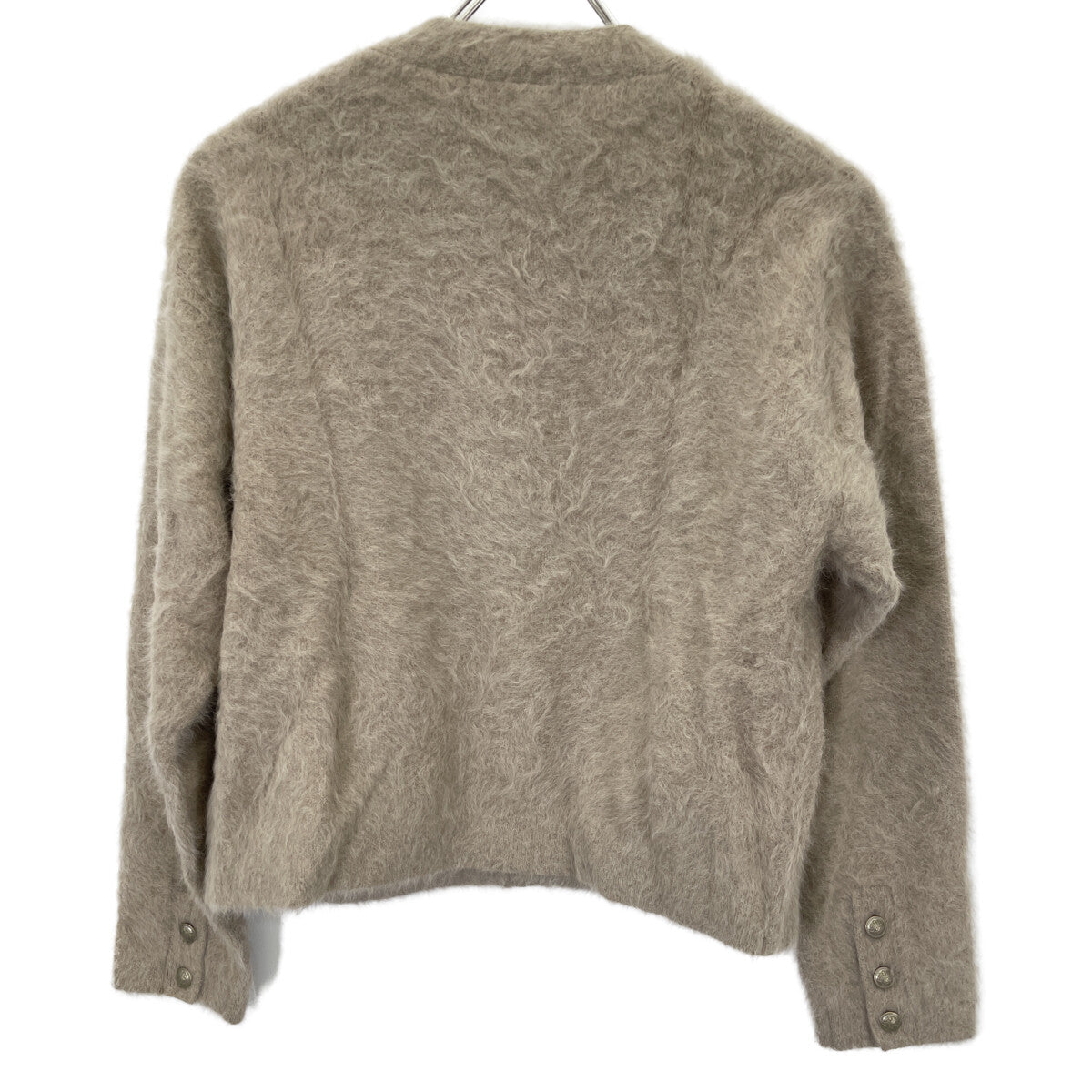 Whim Gazette ウィムガゼット 24年製 ﾓｶ ｶｼﾐﾔ混 ﾌｧｰﾆｯﾄｼﾞｬｹｯﾄ トップス F