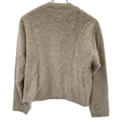 Whim Gazette ウィムガゼット 24年製 ﾓｶ ｶｼﾐﾔ混 ﾌｧｰﾆｯﾄｼﾞｬｹｯﾄ トップス F