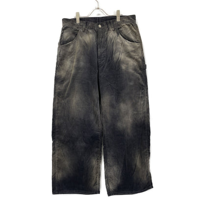 ANCELLM アンセルム ANC-PT49 ﾌﾞﾗｯｸ ORDED VELVETEEN PAINTER PANTS ボトムス 2