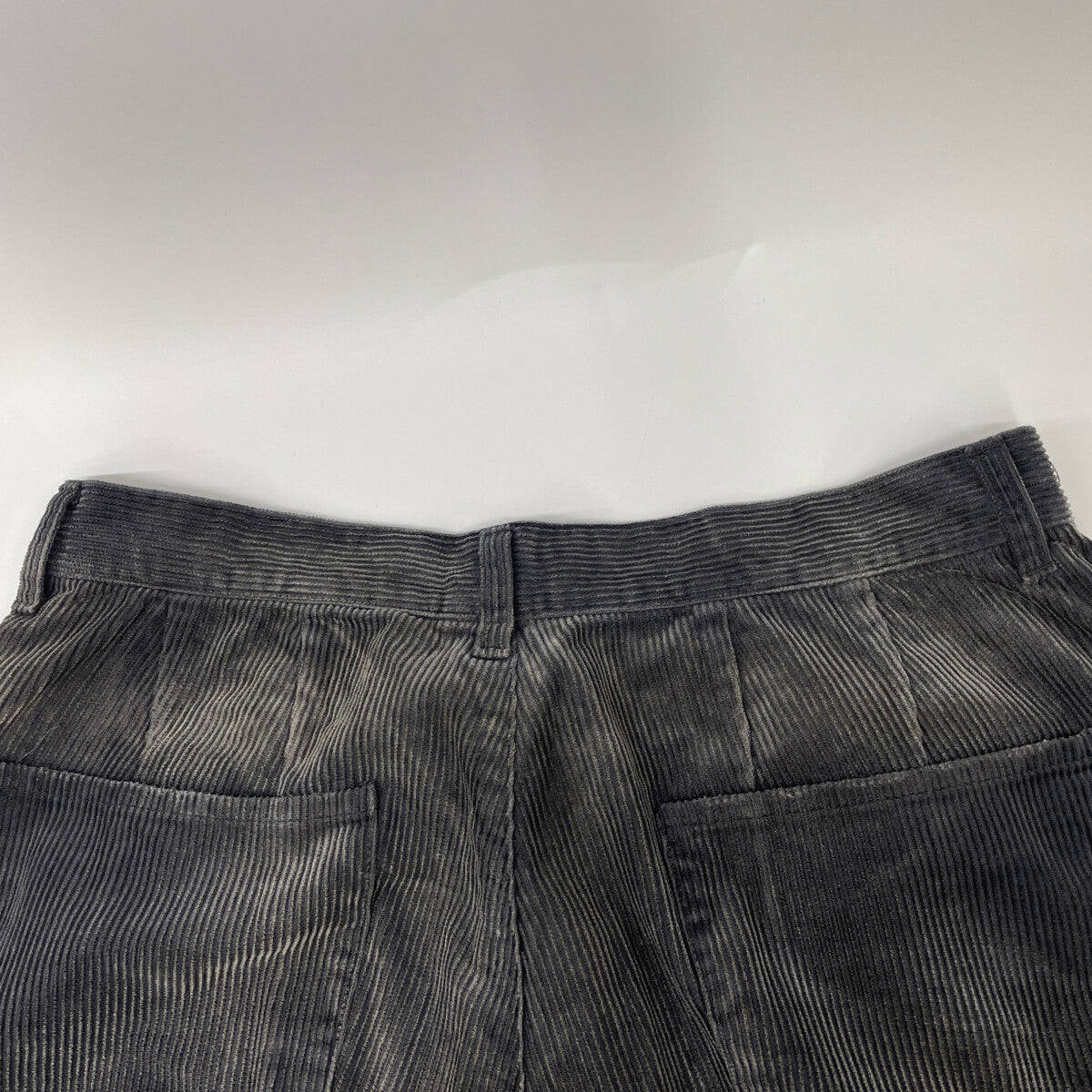 ANCELLM アンセルム ANC-PT49 ﾌﾞﾗｯｸ ORDED VELVETEEN PAINTER PANTS ボトムス 2