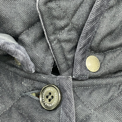 TRADITIONAL WEATHERWEAR トラディショナルウェザーウェア ﾈｲﾋﾞｰ LDS WAVERLY HOOD LONG ｷﾙﾃｨﾝｸﾞｺｰﾄ コート 36