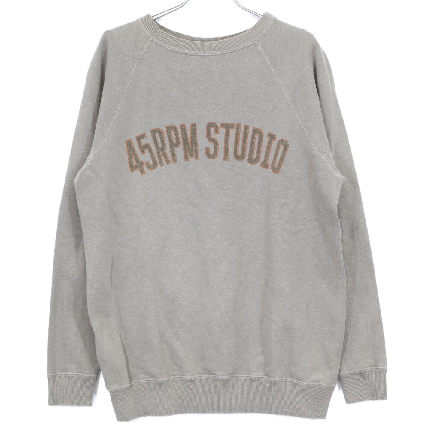 45R フォーティファイブ アール 51170584 うすｶｰｷ ﾛｺﾞﾌﾟﾘﾝﾄ裏毛の908ｽｳｪｯﾄ トップス 4