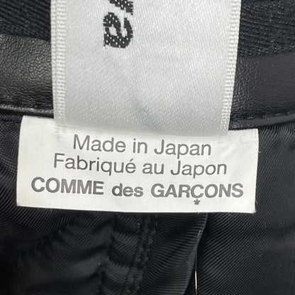 COMME des GARCONS Noir Kei Ninomiya コムデギャルソンノワールケイニノミヤ AD2017 3TｰC005 ﾌﾞﾗｯｸ 花柄 ﾍﾞﾙﾃｯﾄﾞｷﾙﾃｨﾝｸﾞｺｰﾄ コート S