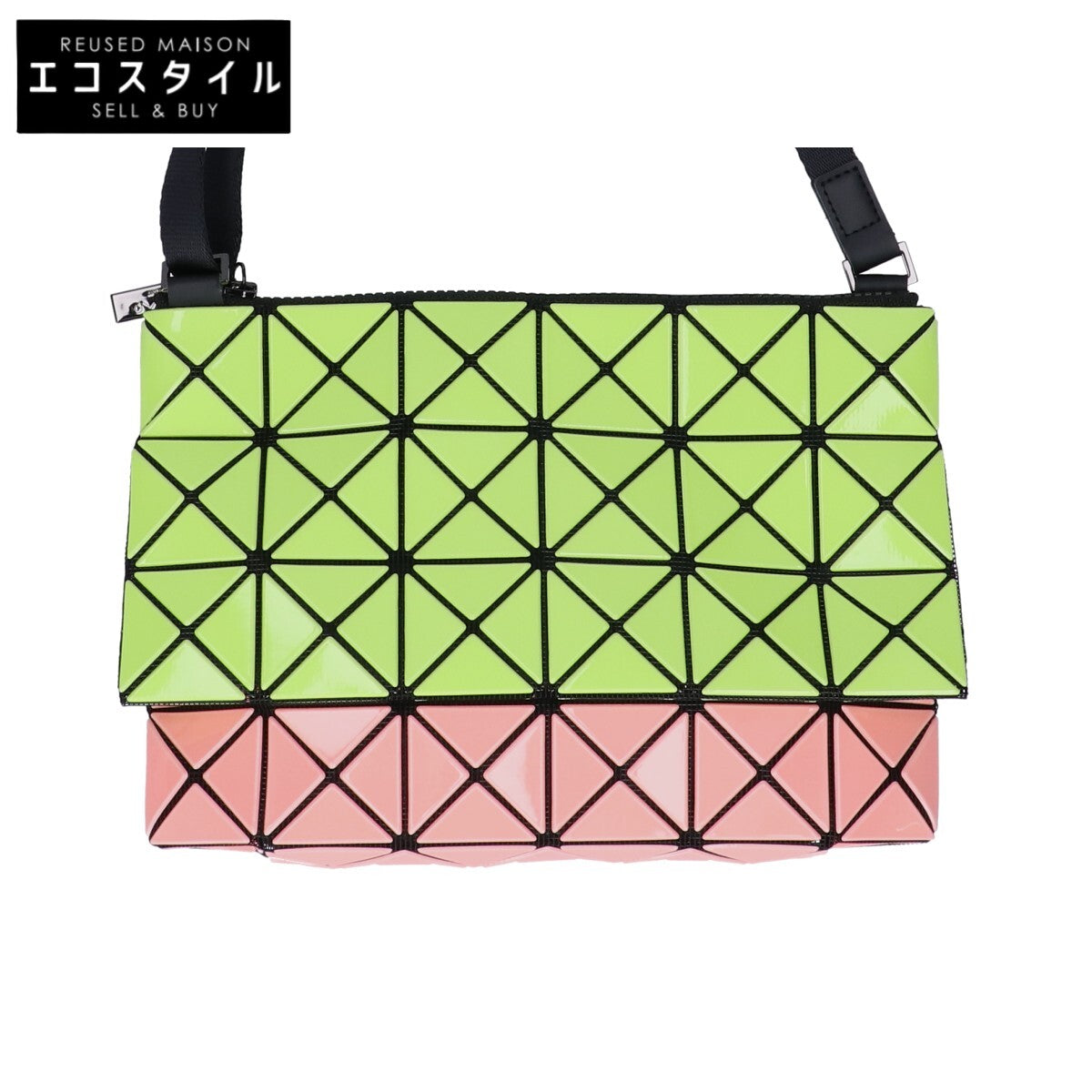 BAO BAO ISSEY MIYAKE バオバオイッセイミヤケ 【美品】BB31AG526 PRISM バイカラー ショルダーバッグ