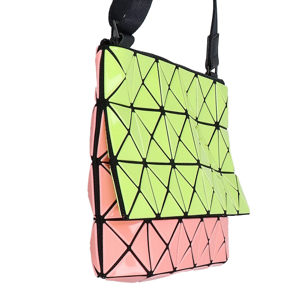BAO BAO ISSEY MIYAKE バオバオイッセイミヤケ 【美品】BB31AG526 PRISM バイカラー ショルダーバッグ
