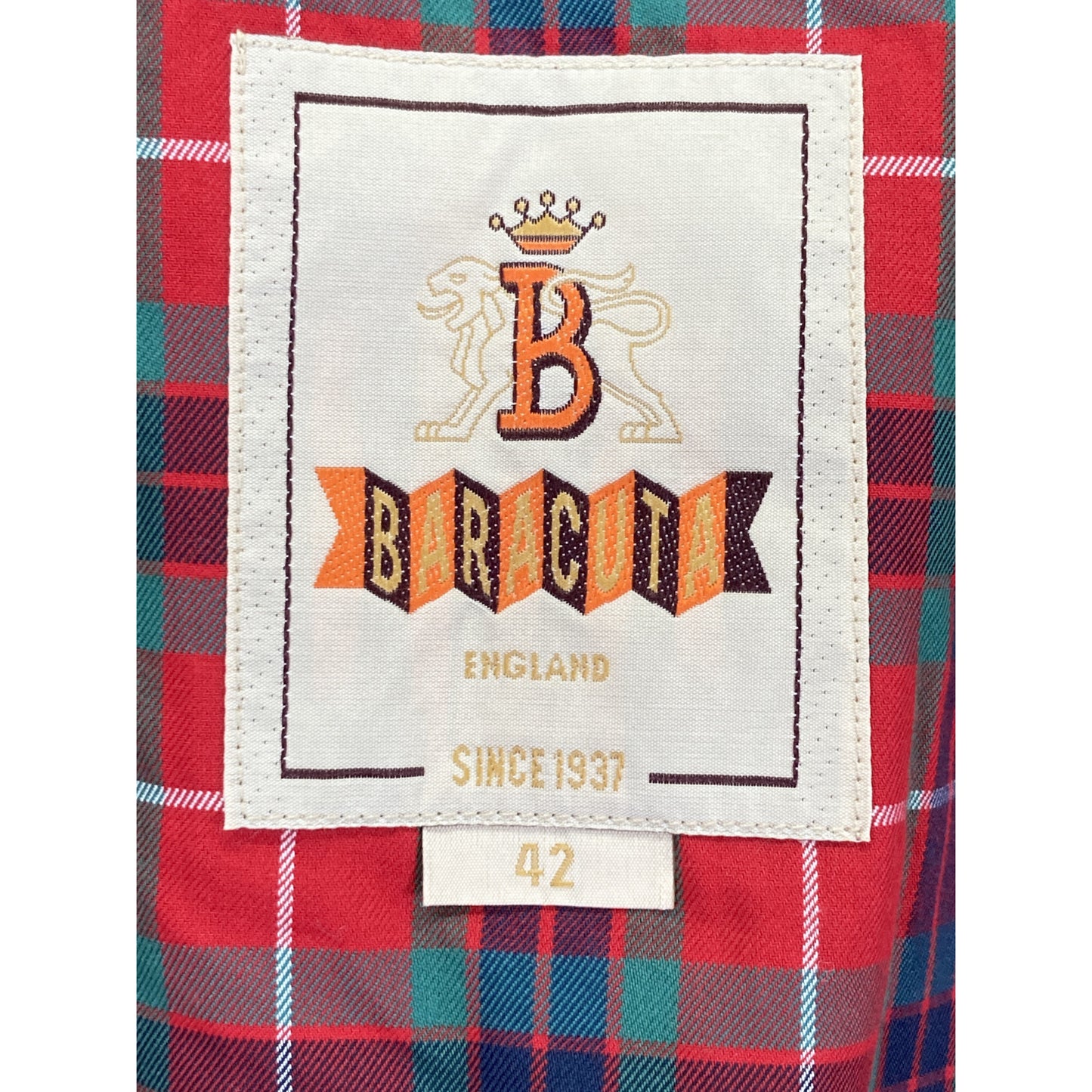 BARACUTA バラクータ ﾈｲﾋﾞｰ 1601108 G9 ｺｯﾄﾝﾅｲﾛﾝ ﾊﾘﾝﾄﾝｼﾞｬｹｯﾄ ジャケット 42