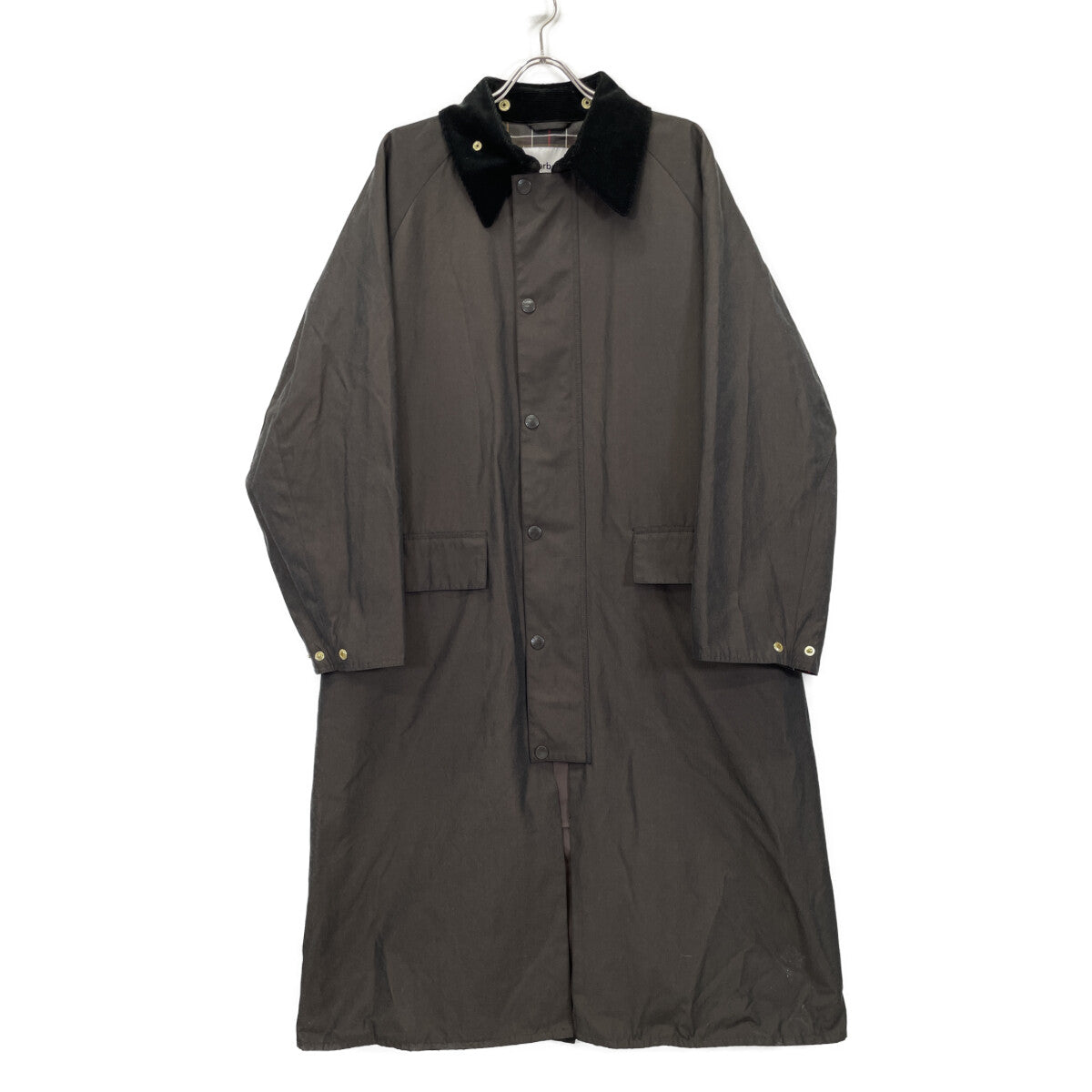 Barbour バブアー 2102372 ﾌﾞﾗｯｸ BURGHLEY/ﾊﾞｰﾚｰ ｽﾃﾝｶﾗｰｺｰﾄ コート 40