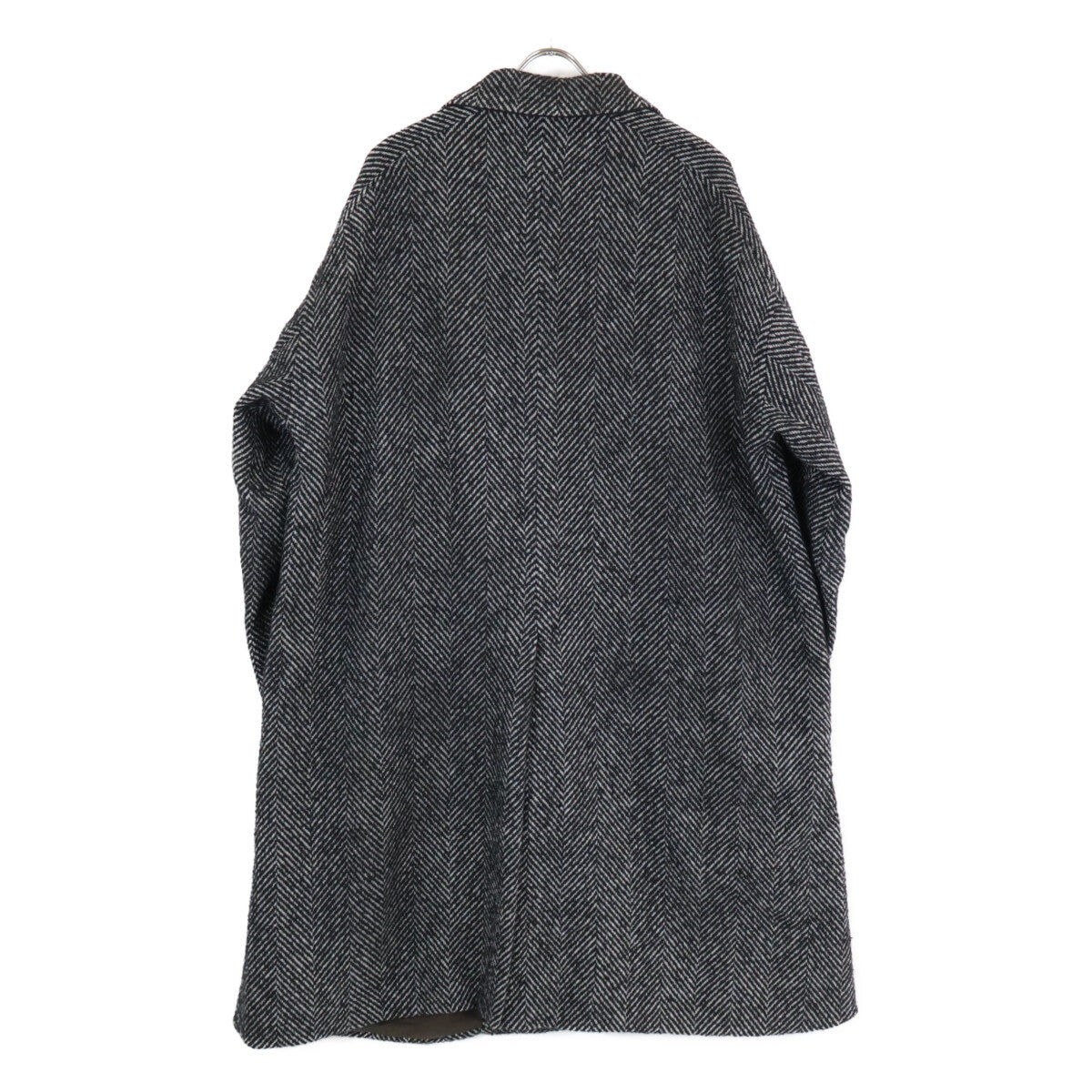 ANCELLM アンセルム ANC-JK55 WHITE×BLACK SEMI-DOUBLE CHESTER COAT コート 2