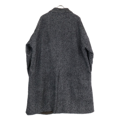 ANCELLM アンセルム ANC-JK55 WHITE×BLACK SEMI-DOUBLE CHESTER COAT コート 2