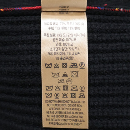 BURBERRY バーバリー 4068133 ﾌﾞﾗｯｸ×ﾚｯﾄﾞ ﾀｰﾀﾝﾁｪｯｸﾀｰﾄﾙﾈｯｸﾆｯﾄ トップス Ｍ