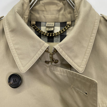 BURBERRY バーバリー ﾍﾞｰｼﾞｭ KENSINGTON LONG ﾄﾚﾝﾁｺｰﾄ コート 38