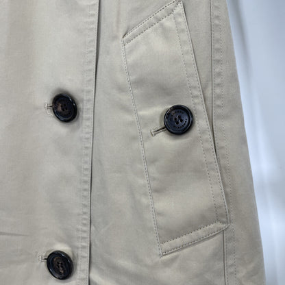 BURBERRY バーバリー ﾍﾞｰｼﾞｭ KENSINGTON LONG ﾄﾚﾝﾁｺｰﾄ コート 38