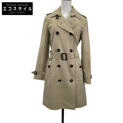 BURBERRY バーバリー ﾍﾞｰｼﾞｭ KENSINGTON LONG ﾄﾚﾝﾁｺｰﾄ コート 38
