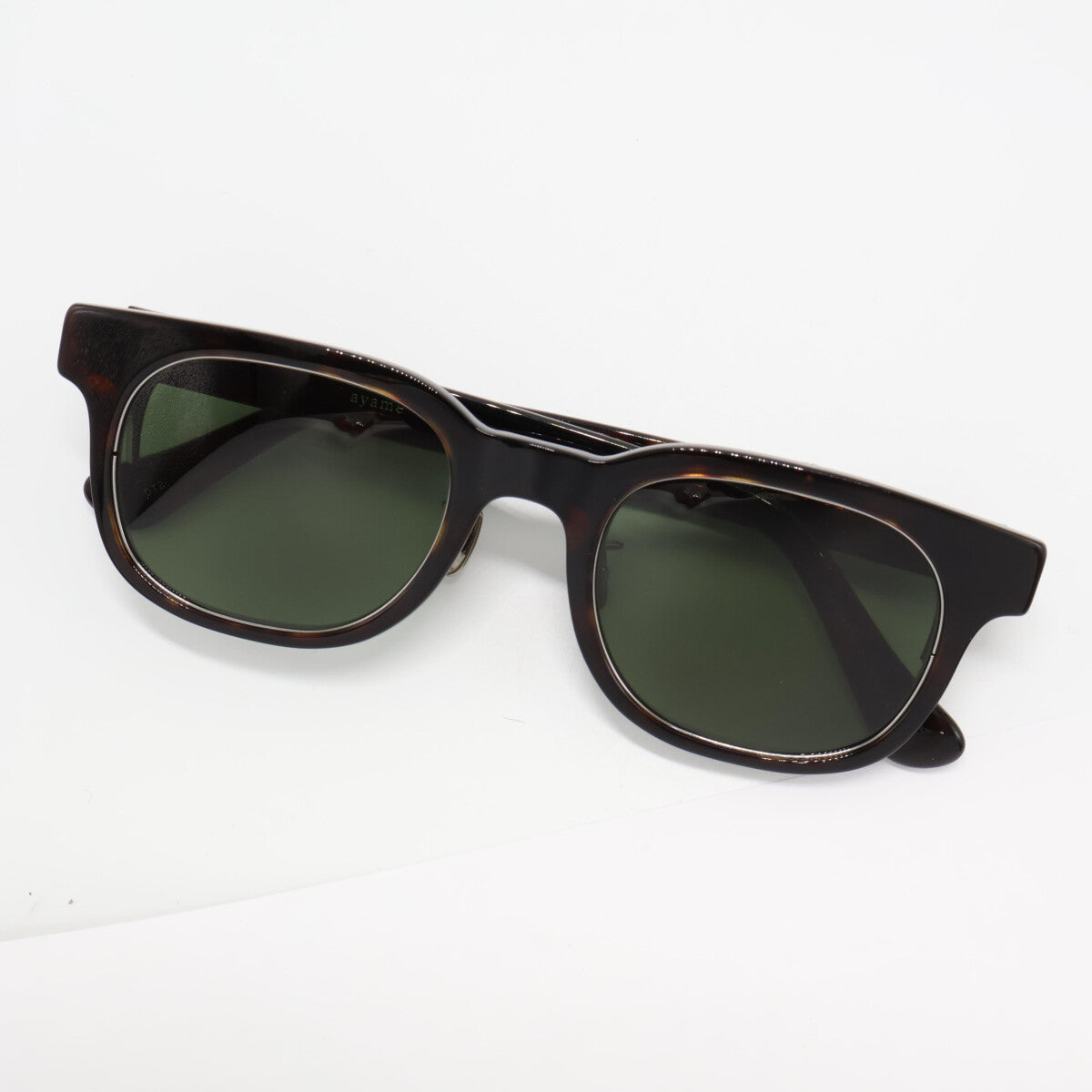 ayame アヤメ 【美品】TANK PRO DT2 タンクプロ 跳ね上げ式 レクタングルシェイプ サングラス 50□22