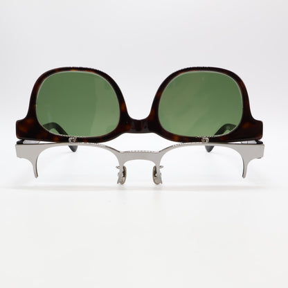 ayame アヤメ 【美品】TANK PRO DT2 タンクプロ 跳ね上げ式 レクタングルシェイプ サングラス 50□22