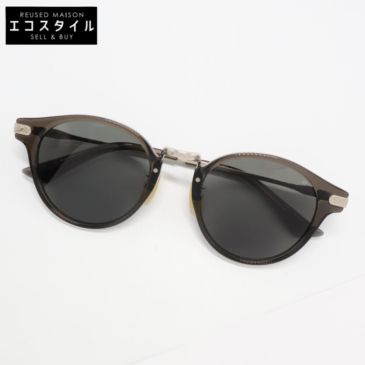 ayame アヤメ 【美品】GENERAL GY ジェネラル コンビ ボストンシェイプ サングラス 49□22