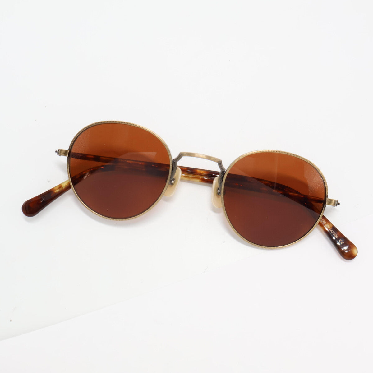 ayame アヤメ 【美品】OLDSTAR AG オールドスター ボストンシェイプ サングラス 46□23