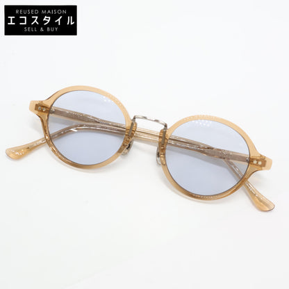 ayame アヤメ 【美品】ROD LBR ロッド コンビ ラウンドシェイプ サングラス 46□23