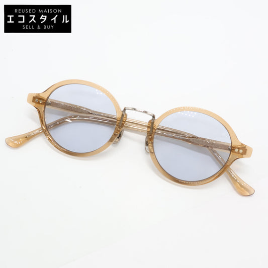 ayame アヤメ 【美品】ROD LBR ロッド コンビ ラウンドシェイプ サングラス 46□23