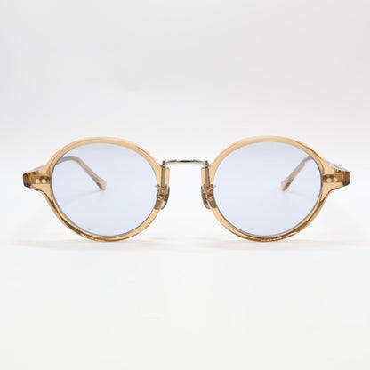 ayame アヤメ 【美品】ROD LBR ロッド コンビ ラウンドシェイプ サングラス 46□23