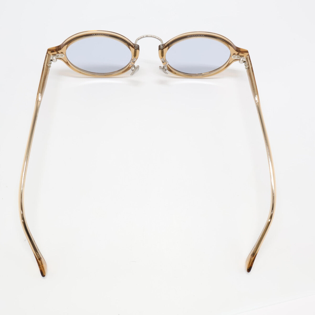 ayame アヤメ 【美品】ROD LBR ロッド コンビ ラウンドシェイプ サングラス 46□23