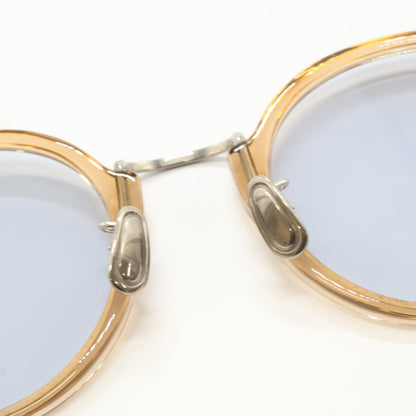 ayame アヤメ 【美品】ROD LBR ロッド コンビ ラウンドシェイプ サングラス 46□23