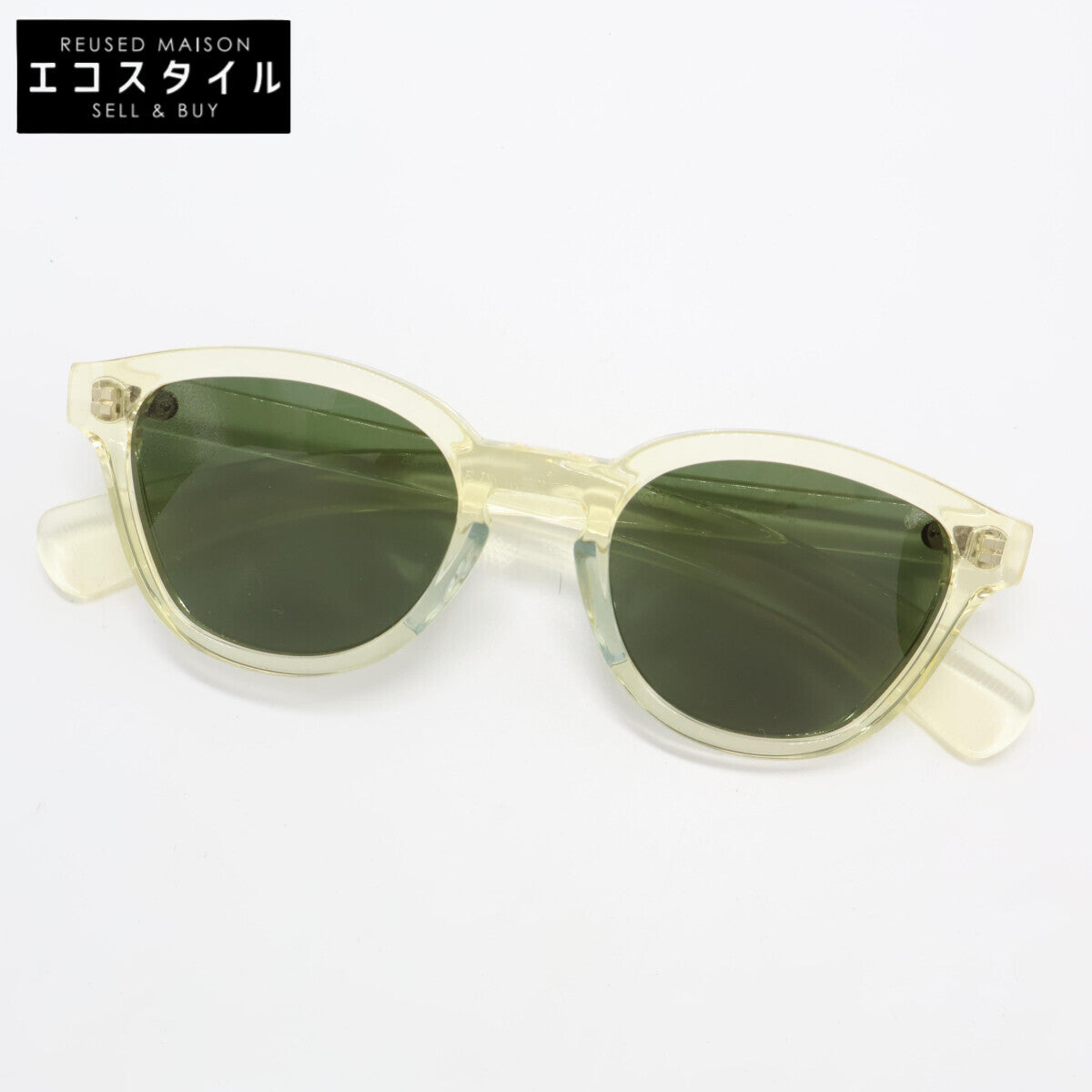 ayame アヤメ 【美品】NEWOLD YL ニューオールド ボスリントンシェイプ サングラス 49□21