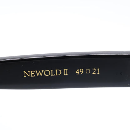 ayame アヤメ 【美品】NEWOLD II BK ニューオールド2 ウェリントンシェイプ サングラス 49□21