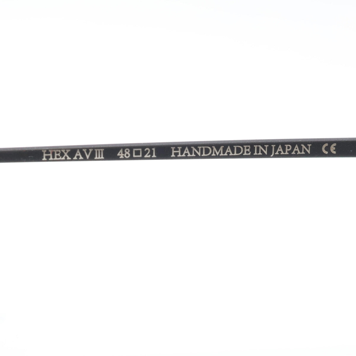 ayame アヤメ 【美品】HEX AV III ヘックス エーブイ3 ツーブリッジ ヘキサゴンシェイプ サングラス 48□21