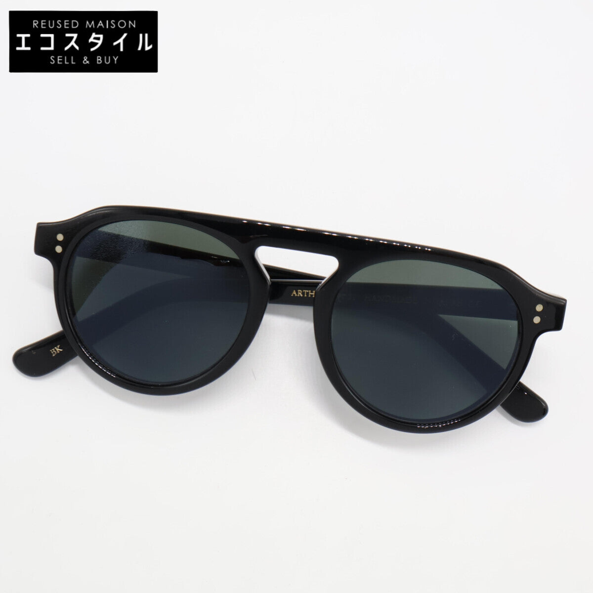 ayame アヤメ ARTHUR BK アーサー シングルブリッジ ティアドロップ サングラス 49□21