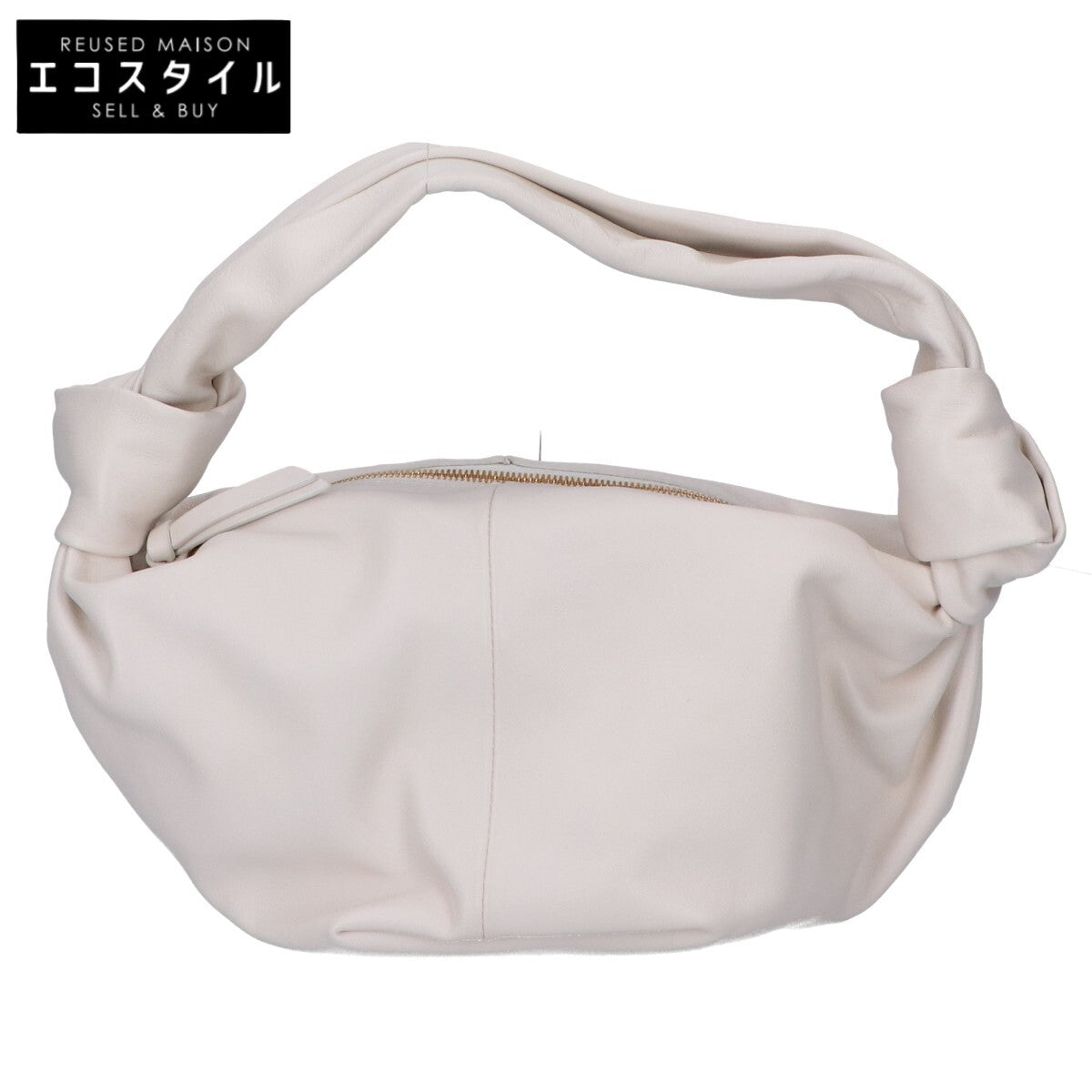 BOTTEGA VENETA ボッテガヴェネタ 新品同様 629635 ミニ ダブルノット カーフスキン ハンドバッグ