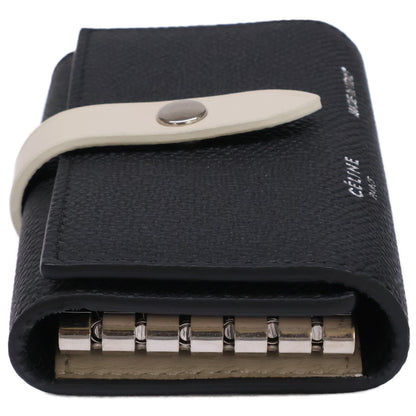 CELINE セリーヌ 【新品同様】フィービー期 バイカラー レザー 6連 キーケース