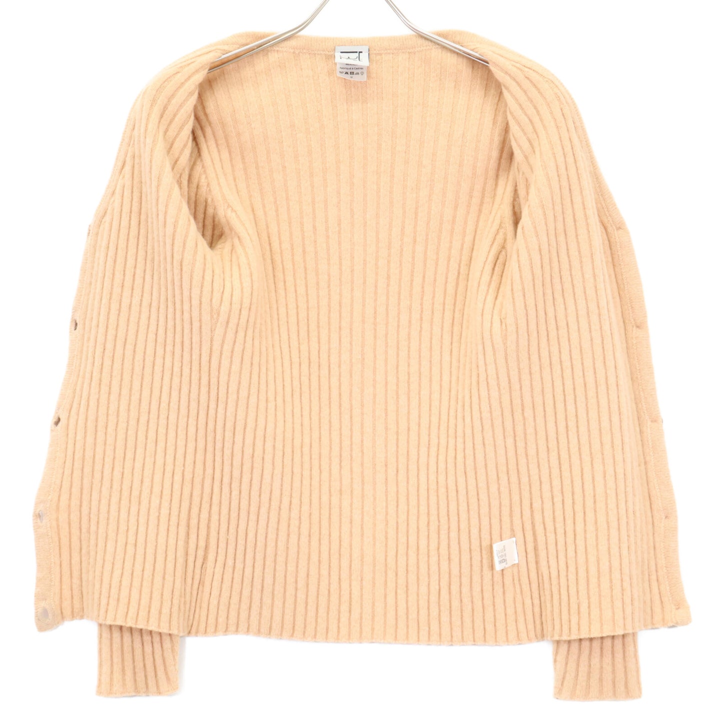 BASERANGE ベースレンジ ﾍﾞｰｼﾞｭ ｳｰﾙ100 ﾆｯﾄｶｰﾃﾞｨｶﾞﾝ トップス Ⅿ