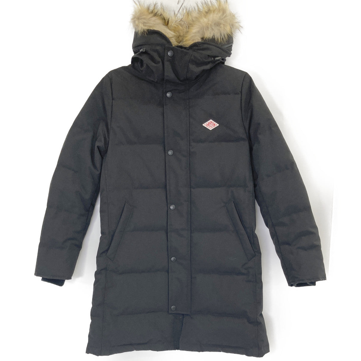 DANTON ダントン ﾌﾞﾗｯｸ ﾌｧｰﾌｰﾃﾞｨ ｷﾙﾄﾀﾞｳﾝｺｰﾄ コート Ｓ