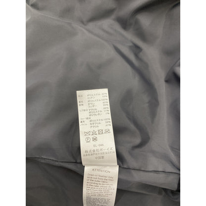 DANTON ダントン ﾌﾞﾗｯｸ ﾌｧｰﾌｰﾃﾞｨ ｷﾙﾄﾀﾞｳﾝｺｰﾄ コート Ｓ