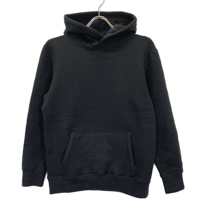 YETINA イエティナ ﾌﾞﾗｯｸ 裏起毛 ｽｳｪｯﾄﾌｰﾃﾞｨ ﾌﾟﾙｵｰﾊﾞｰ トップス Ｓ