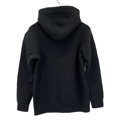 YETINA イエティナ ﾌﾞﾗｯｸ 裏起毛 ｽｳｪｯﾄﾌｰﾃﾞｨ ﾌﾟﾙｵｰﾊﾞｰ トップス Ｓ