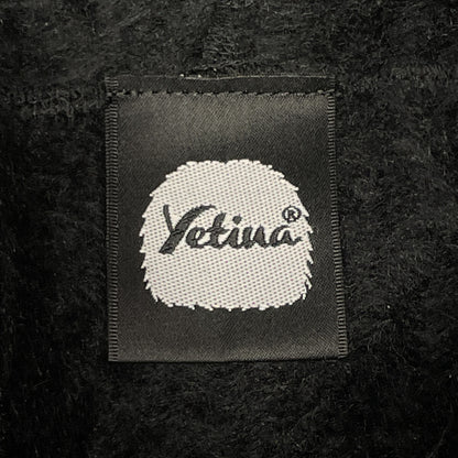 YETINA イエティナ ﾌﾞﾗｯｸ 裏起毛 ｽｳｪｯﾄﾌｰﾃﾞｨ ﾌﾟﾙｵｰﾊﾞｰ トップス Ｓ