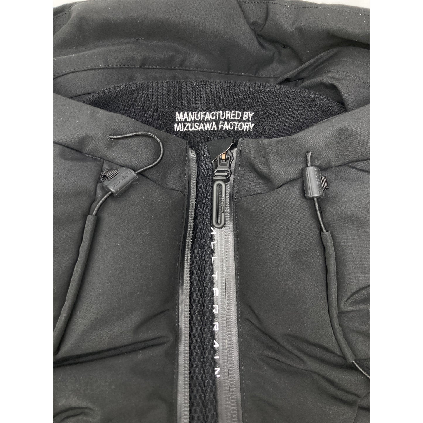 水沢ダウン ミズサワダウン ﾌﾞﾗｯｸ ALLTERRAIN MOUNTAINEER/ｵﾙﾃﾗｲﾝ ﾏｳﾝﾃﾆｱ ジャケット M