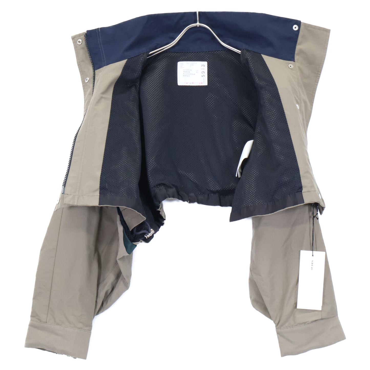 sacai サカイ 22SS 05913 ｸﾞﾛｸﾞﾗﾝ ﾐｯｸｽ ｼﾞｬｹｯﾄ ジャケット 1