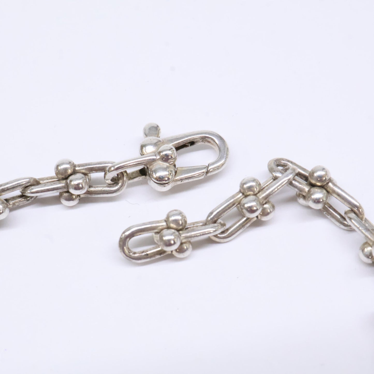 TIFFANY&Co. ティファニー Ag925 ティファニー ハードウェア マイクロ リンク ブレスレット